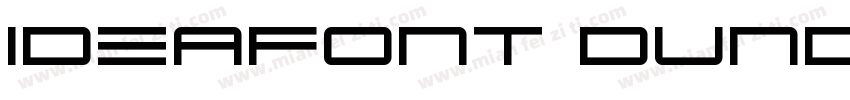 ideafont dundunti字体转换